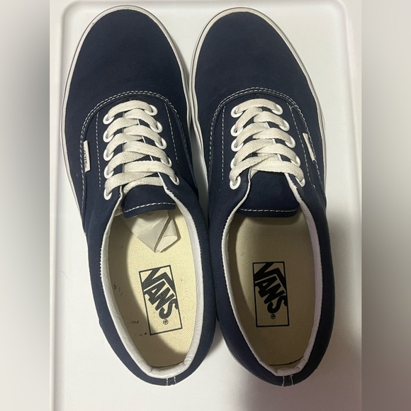 Vans Men's Navy Sneakers, Size 9.5 - Picture 4 of 8